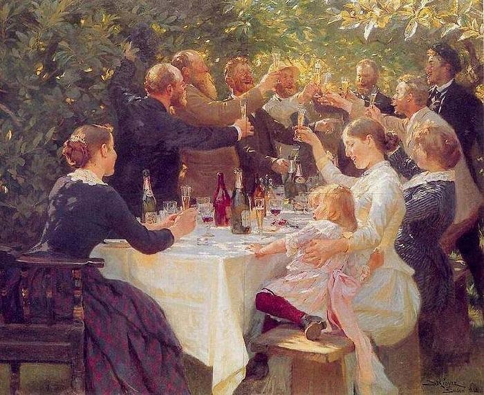 Peder Severin Kroyer Hip hip hooray